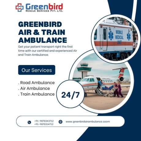 get-bed-to-bed-care-with-greenbird-air-and-train-ambulance-service-in-udaipur-big-0